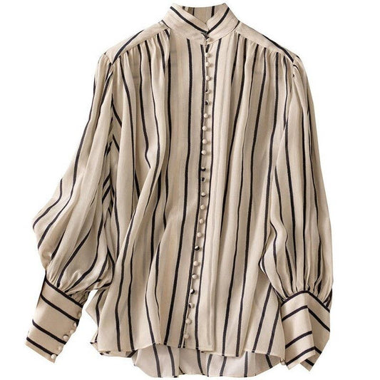 French Lantern Striped Shirt: Versatile and Stylish